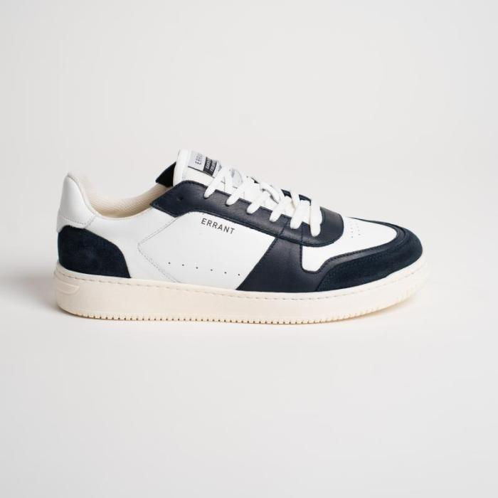 Lav Sneaker i Mørkeblå Læder - Stilsikker og Elegant