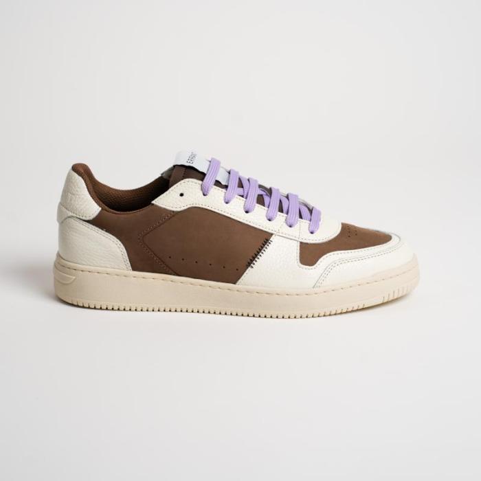 Lav Sneaker i Lysebrun Læder - Unik Design fra Errant