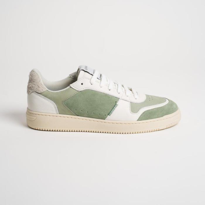 Særlig Low Sneaker i Sage Green - Læder fra Errant