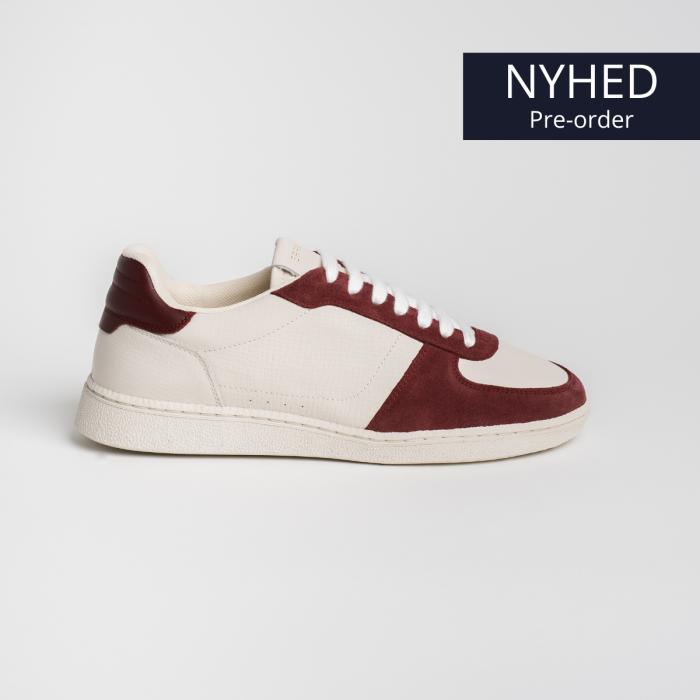 Retro Sneaker Burgundy Sko Læder Størrelse 42 fra Errant