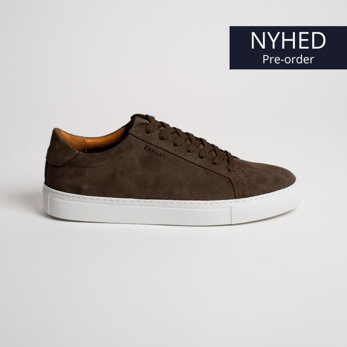 Essential Sneaker Dark Brun Sko Ruskind Størrelse 44 fra Errant