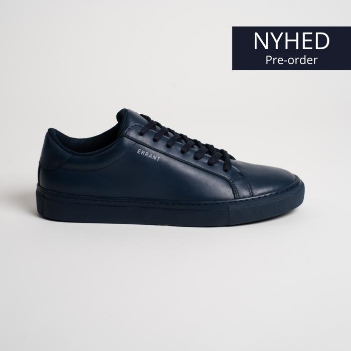 Essential Sneaker All Navy Sko Ruskind Størrelse 47 fra Errant