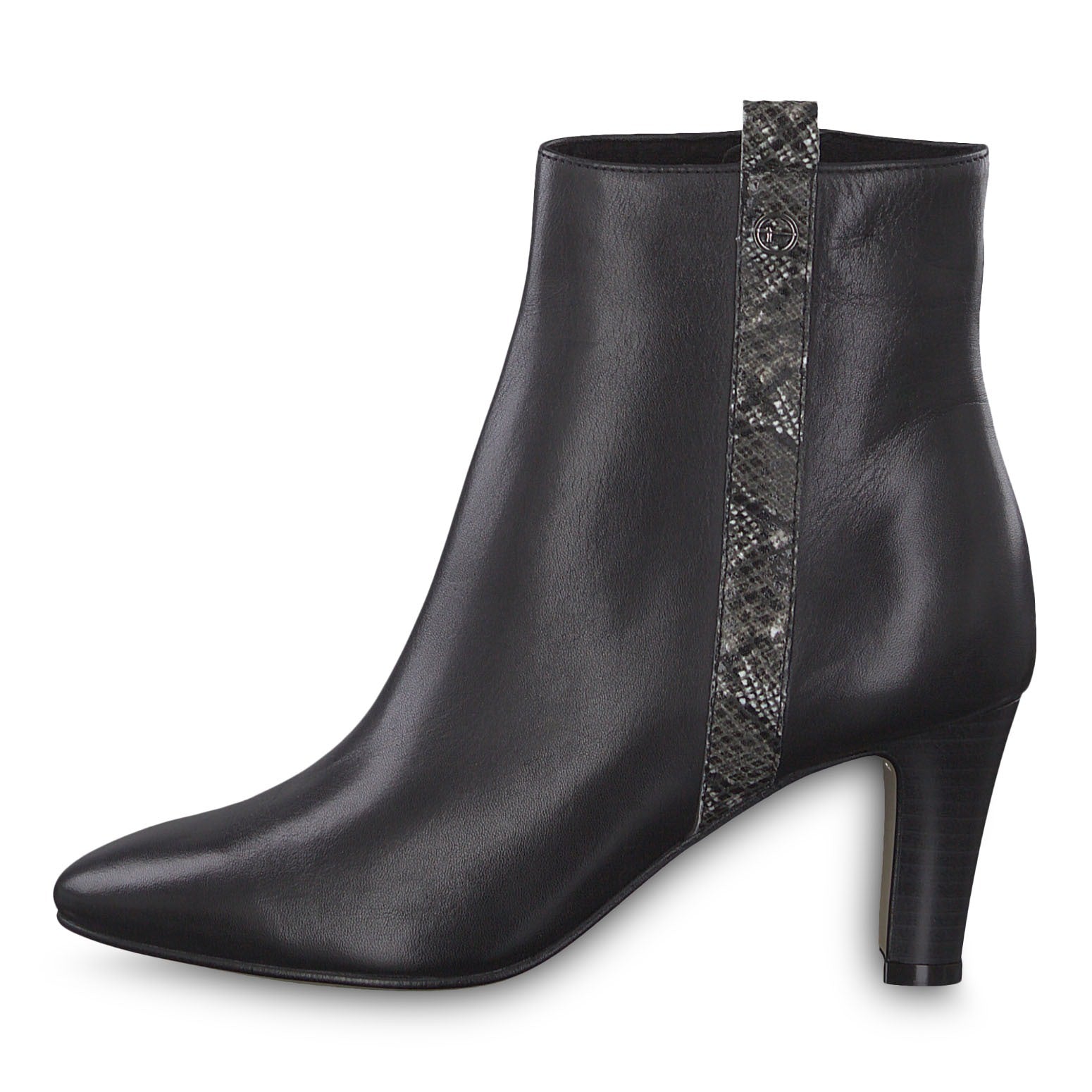 Elegant sort støvlette med lynlås fra Tamaris - Must-have!