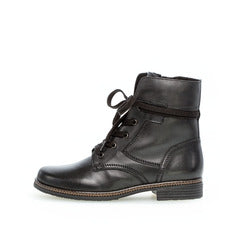 Elegant sort Gabor støvle med snørebånd – Must-have!