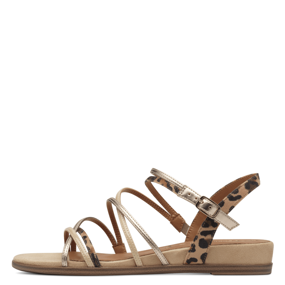 Tamaris Damesandal 42-0763 i Tan Combi - Fantastisk Tilbud!