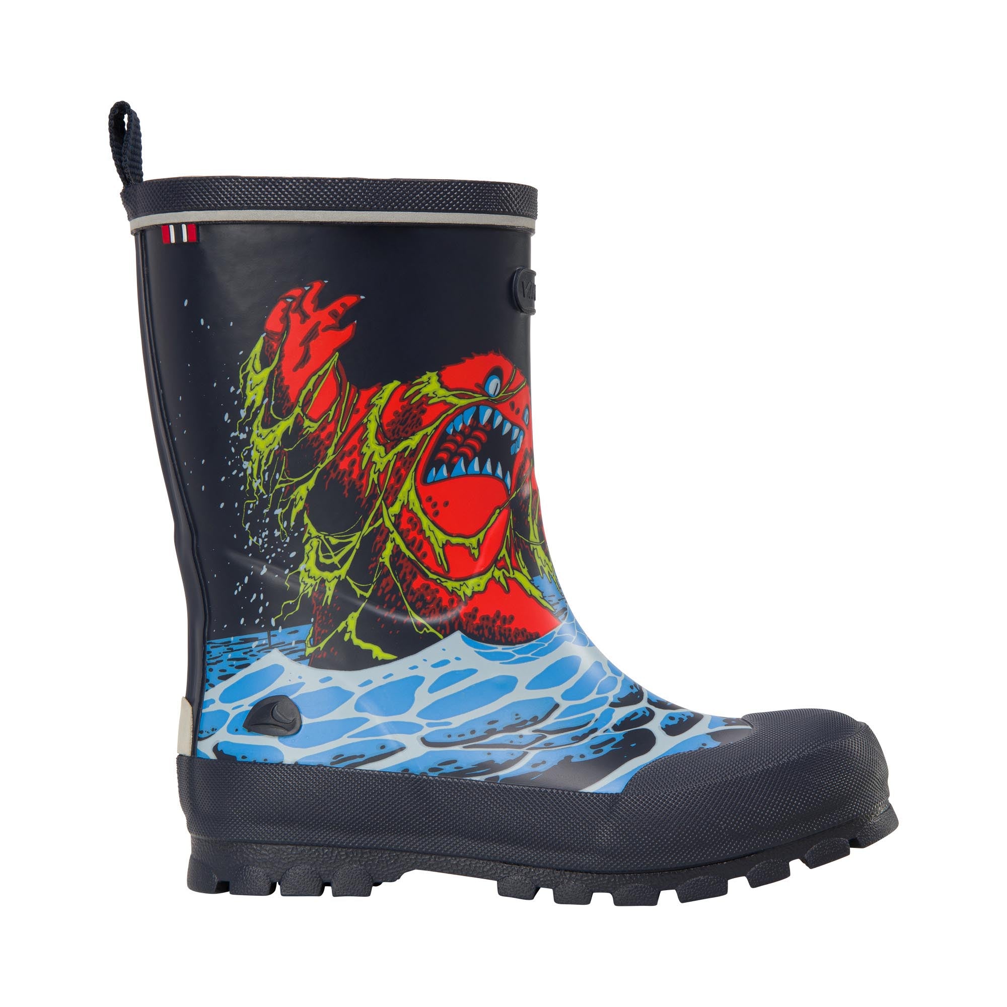 Jolly Print M Gummistøvler Sømonstre - Navy Ice Blue