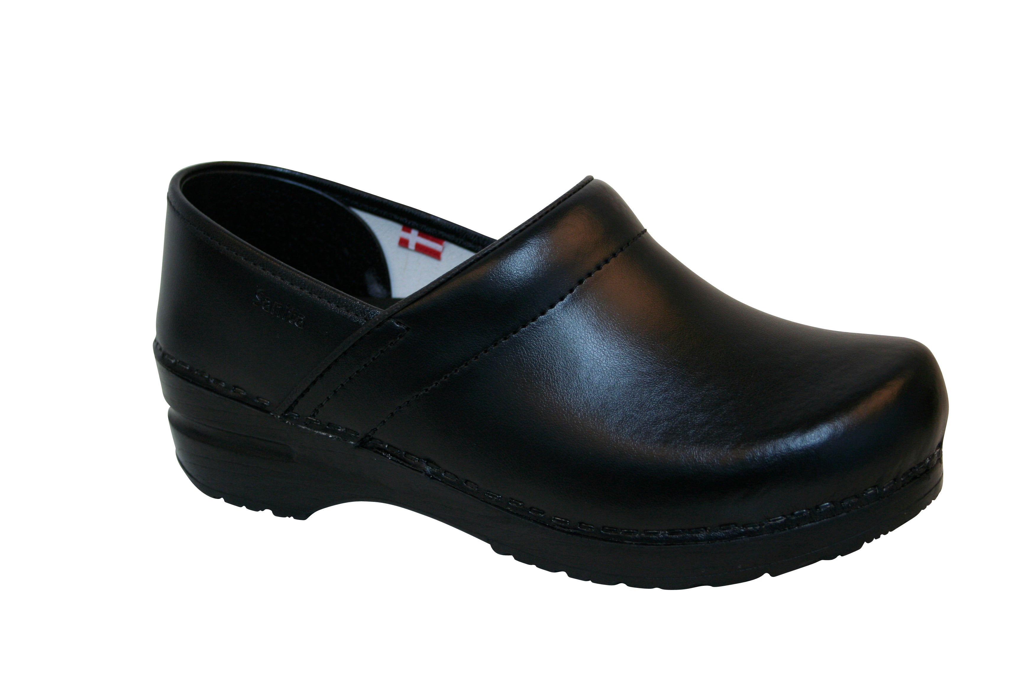 Sanita Dame Træsko med Hælkappe - Elegant i Sort 1500006W