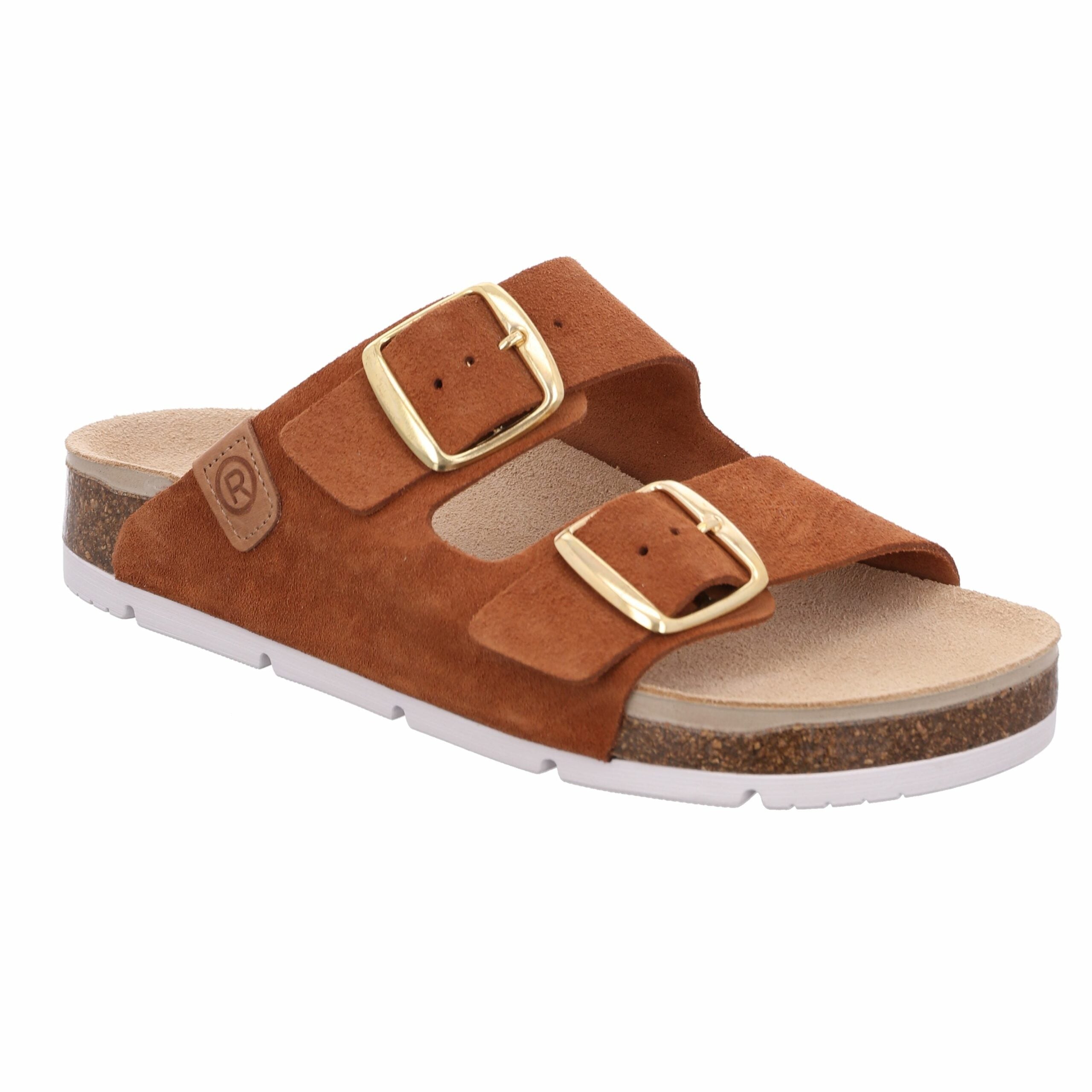 Rohde Sandaler med 2 Remme i Rustfarve - Udsalg!