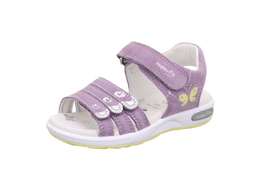 Superfit Emily Børnesandal i Lilla – Komfort og Kvalitet