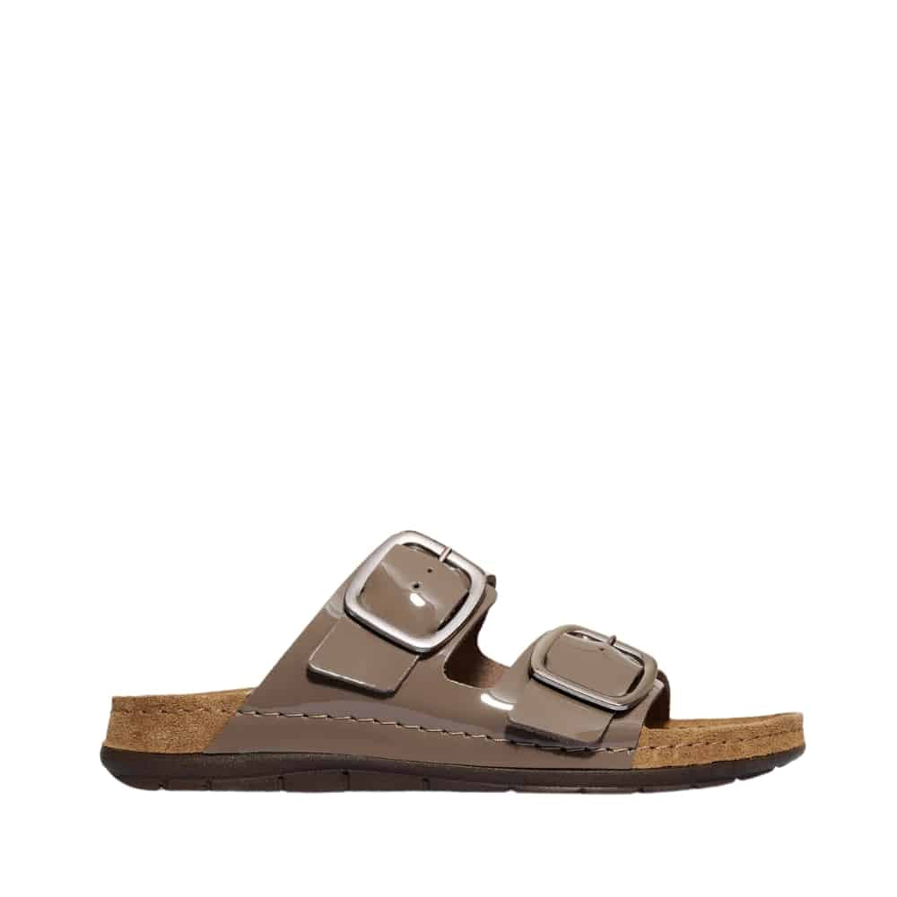 Brun Lak Sandal fra Rohde – Fantastisk Tilbud!