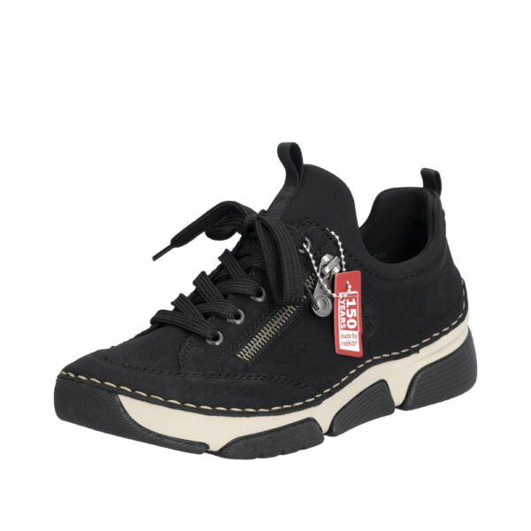 Rieker Sneakers 76 1072 i Sort – Fantastisk tilbud!
