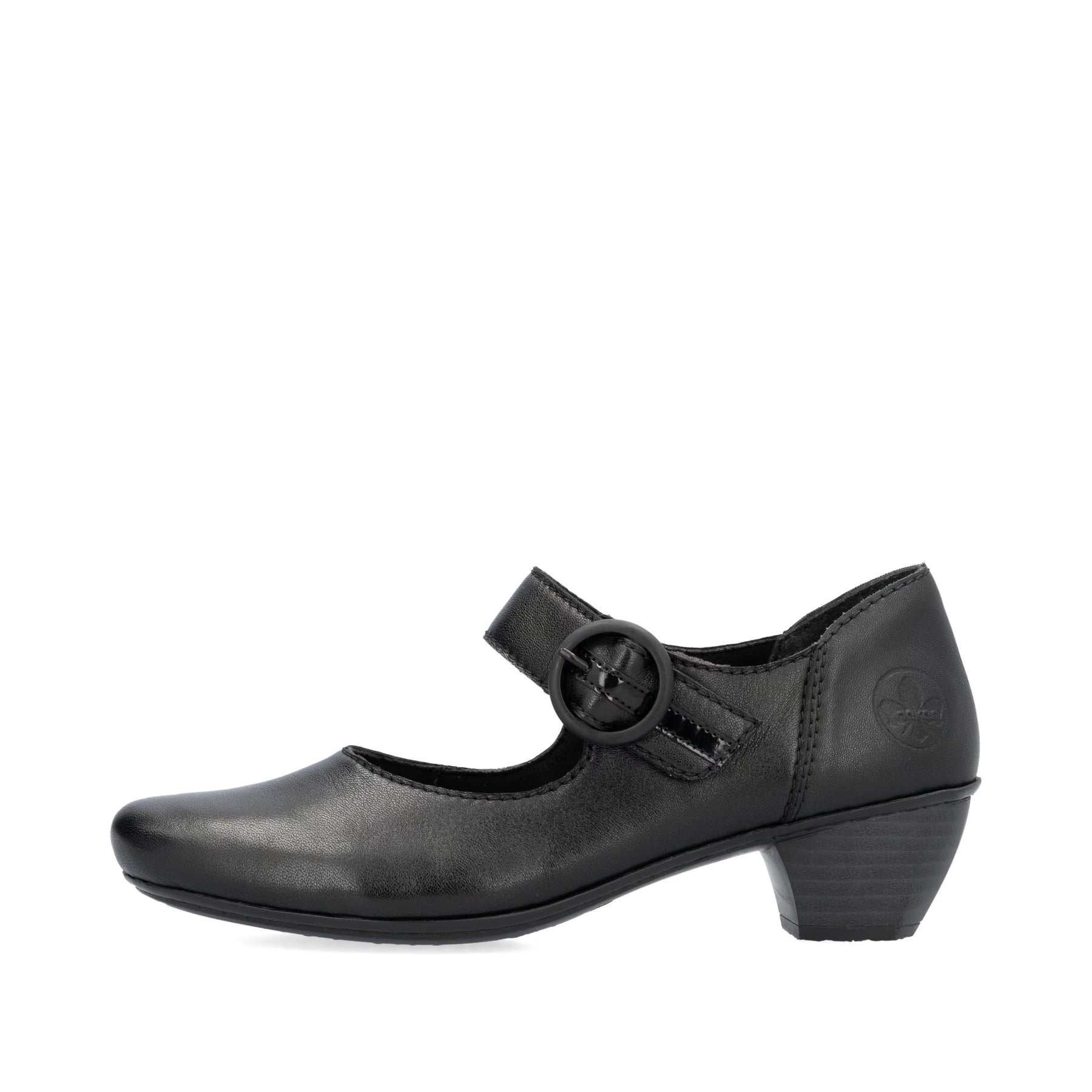 Rieker Pumps med Velcro Spænde i Sort - Uundgåelig Stil!