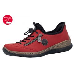 Rieker Sneakers 23 0586 i Rød - Fantastisk Tilbud!