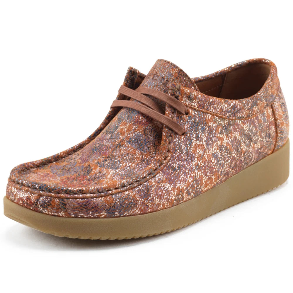Natur Footwear Alba 23 0613 Blomsterprint Damesko på tilbud