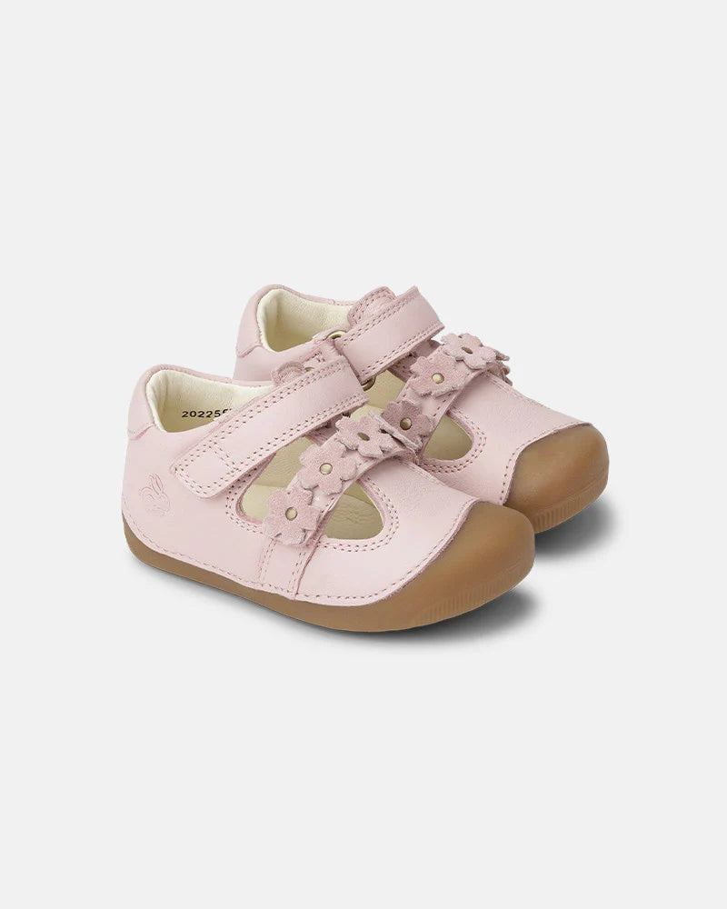 Bundgaard Petit Summer Flower Børnesandal i Old Rose