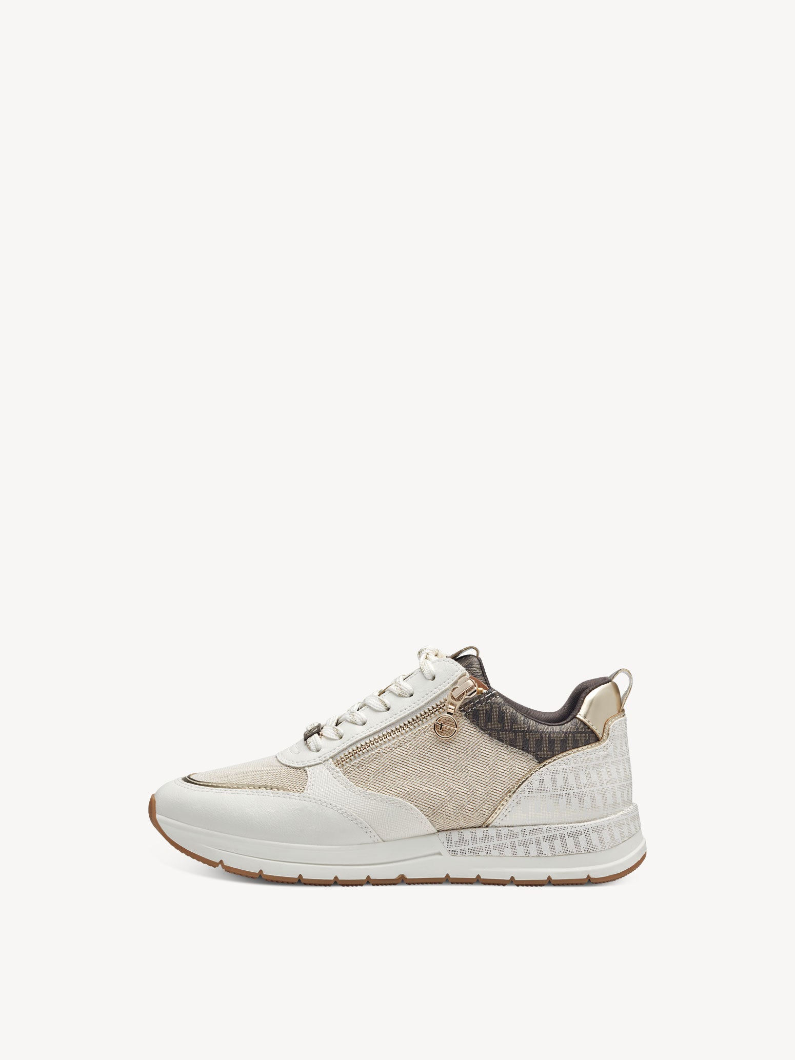 Tamaris Sneakers 76 1132 i Hvid og Guld - Fantastisk Tilbud!