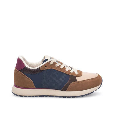 Woden Ronja Sneaker i Karamel Multi - Sporty Design!