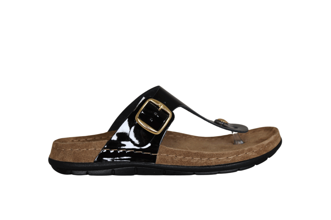 Rohde Sandaler i Sort Lak – Fantastisk Tilbud!