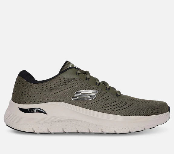 Skechers Arch Fit 2.0 Sneakers i Olive – Fantastisk Tilbud!