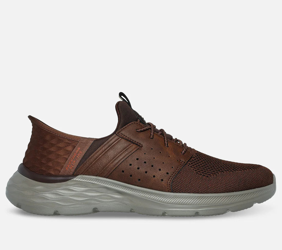 Skechers Slip-Ons, Garner Newick - Brun Komfortabel Herresko
