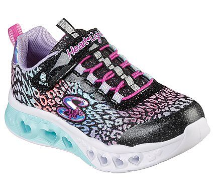 Skechers Blinkesko til Piger – Farverige Hjerte Lygter