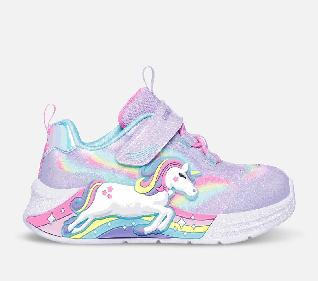 Skechers S Lights Enhjørning Blinkesko til Børn - Fantastisk!
