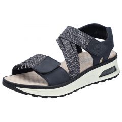 Rieker Damesandal 42-0743 – Blå Tilbud på Komfortable Sandaler