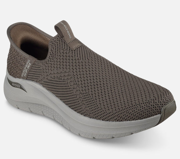 Skechers Arch Fit 2.0 Slip-Ins i Olive – Fantastisk Tilbud!