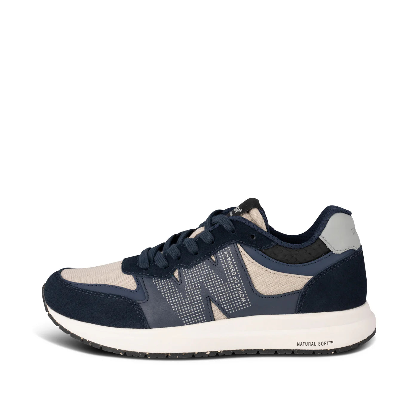 Woden Rigmor Reflekterende Sneakers i Navy - Bæredygtig Stil
