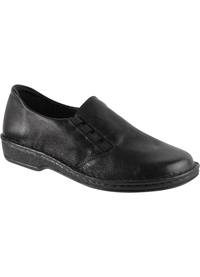 Jaco Elsebeth Sko - Klassiske Hyttesko i Sort på udsalg!