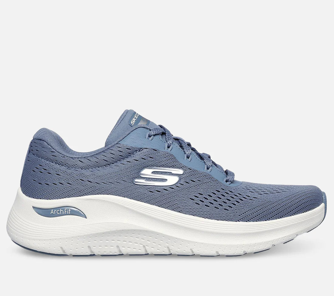 Skechers Arch Fit 2.0 Big League Sneakers – Blå tilbud!