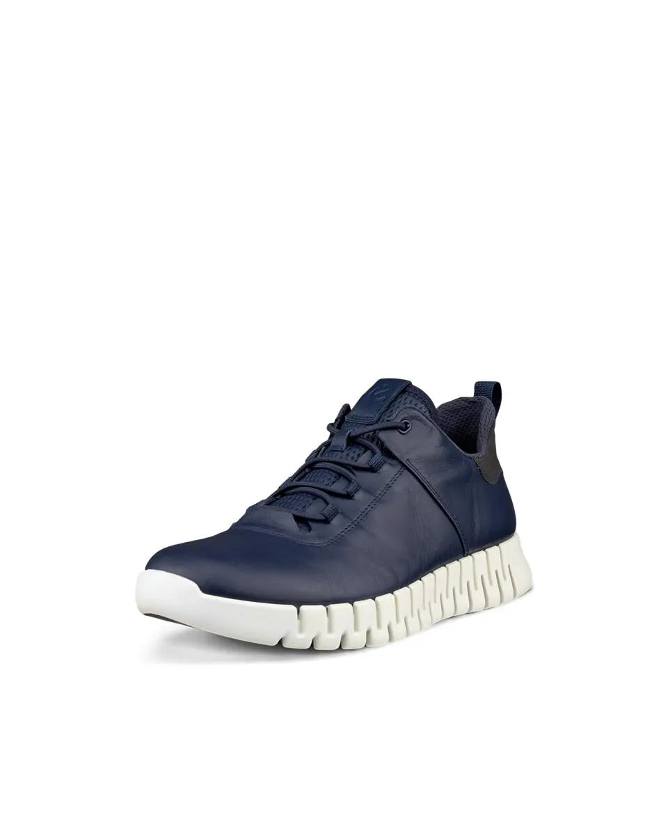 Ecco Gruuv Sneakers – Blå Nubuck til Komfort og Stil