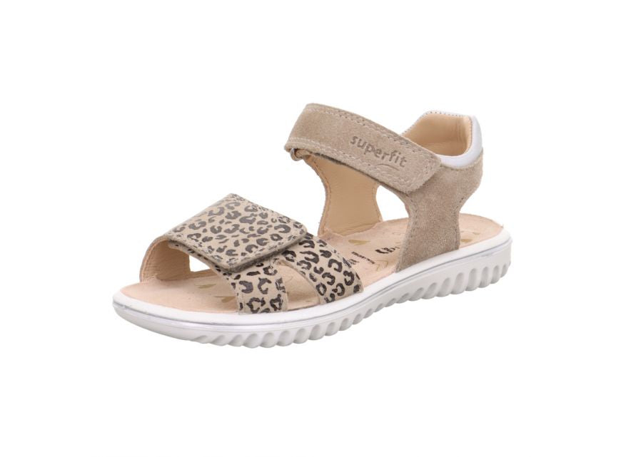 Superfit Leopard Sandal - Børnesandal på tilbud!