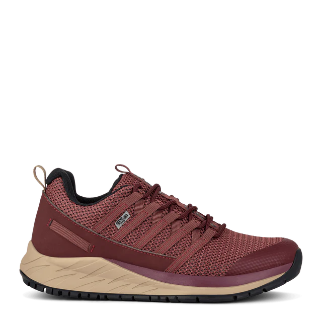 Vandtætte sneakers i bordeaux fra Green Comfort