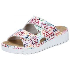 Rieker   Slippers   44 0363   Hvid Multi   37 fra Schou Bertelsen Sko