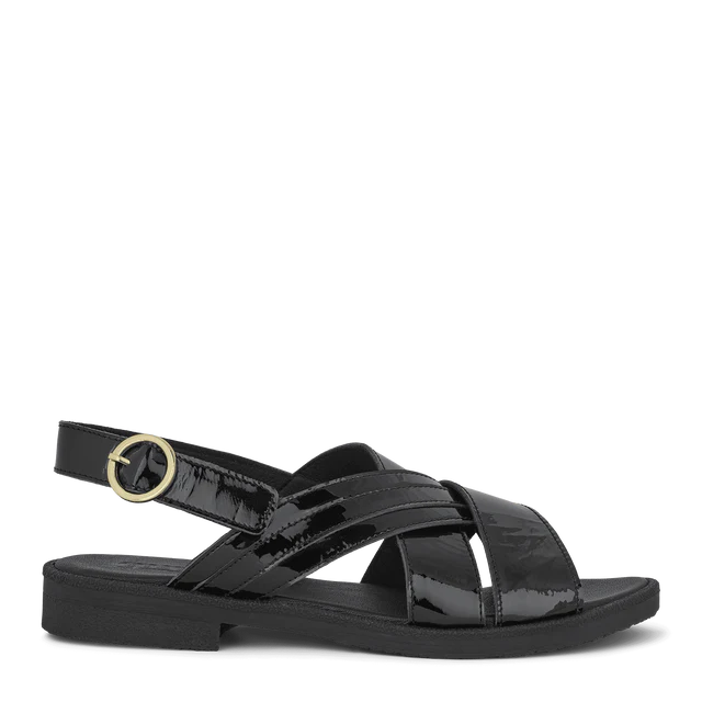 Green Comfort Caroline Carrie Sandal - Sort Velcro Sandal