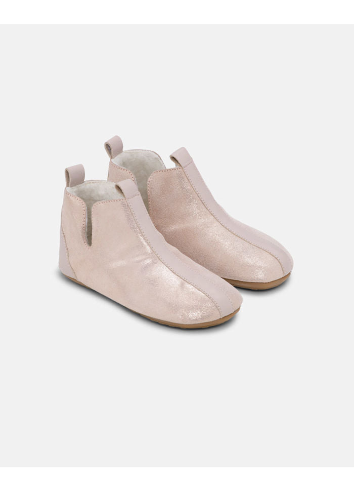 Bundgaard Toto Hjemmesko i Old Rose Glitter - Udsalg!