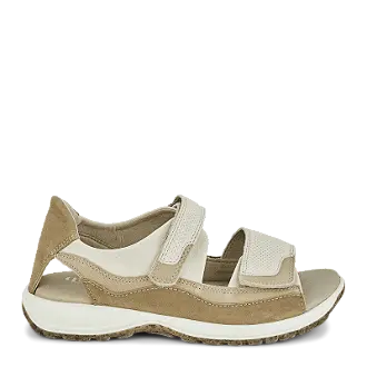 Grøn Komfort Camino Sandal i Creme – Fantastisk tilbud!