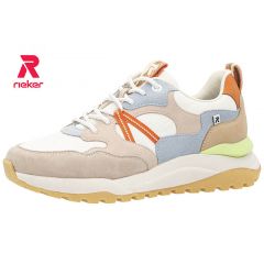 Rieker Sneaker 76 1130 i Hvid Multi - Udsalg!