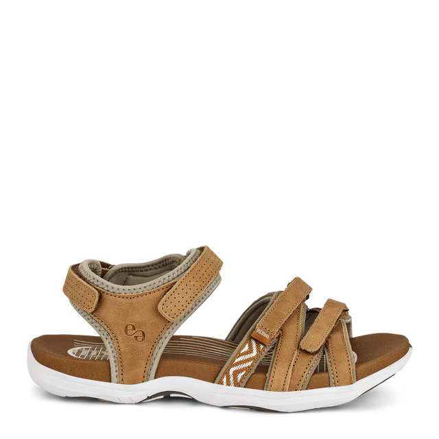 Grøn Komfort Sandal Corsica Caia i Cognac – Fantastisk Udsalg!
