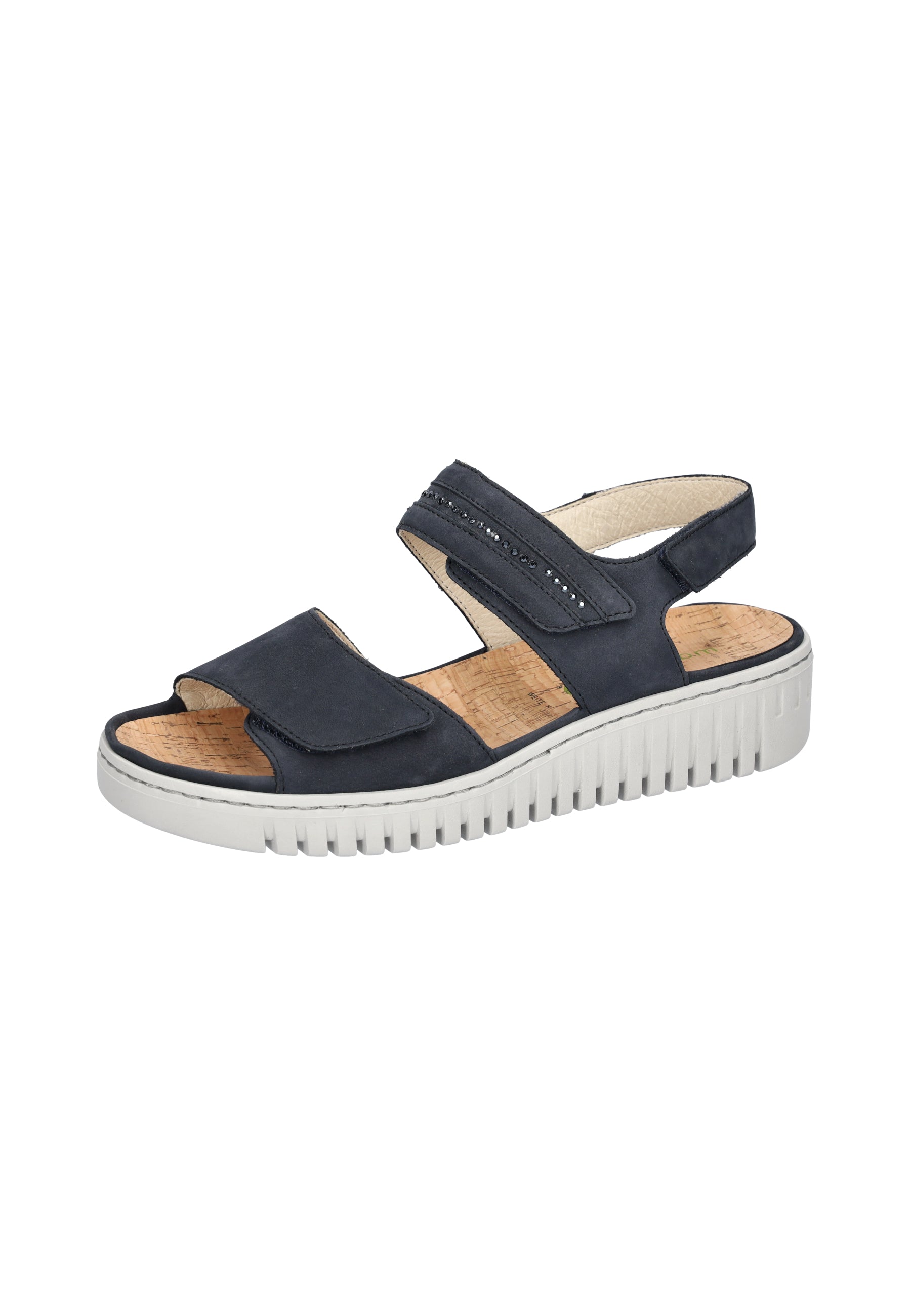Waldläufer Blå Nubuk Sandal med Velcro – Fantastisk Tilbud!