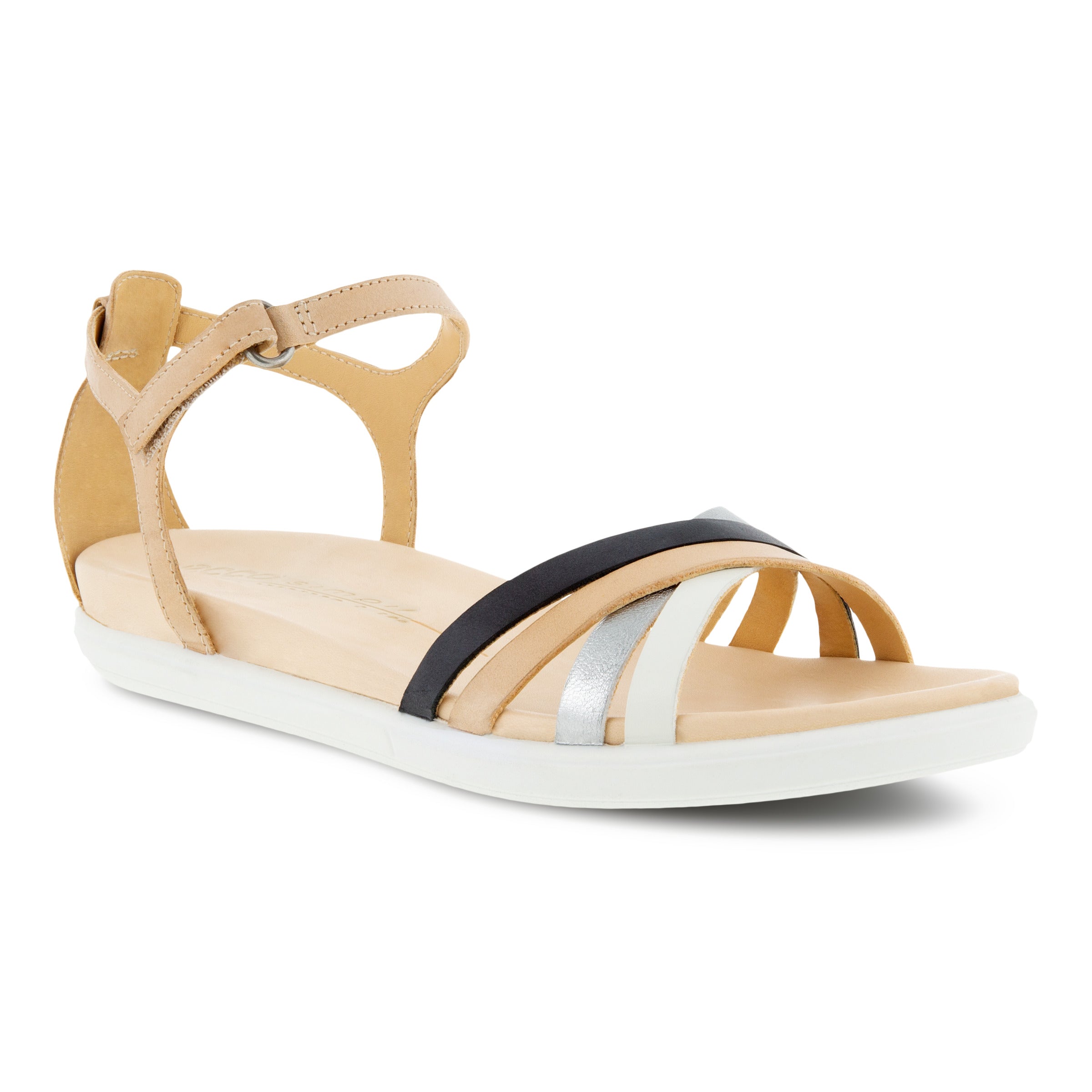 Ecco Simpil Sandal i Pudder - Komfortabel Damesandal til Tilbud