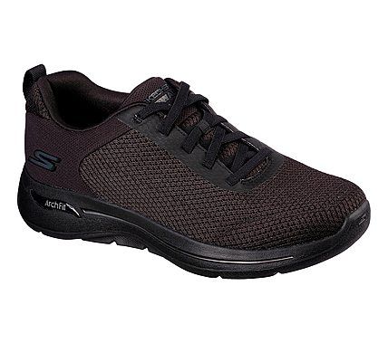 Skechers Go Walk Arch Fit Sneakers med Elastiksnører - Sort