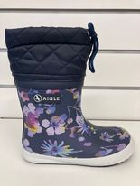 Aigle Giboulee Termostøvler med Blomster - Fantastisk Tilbud!