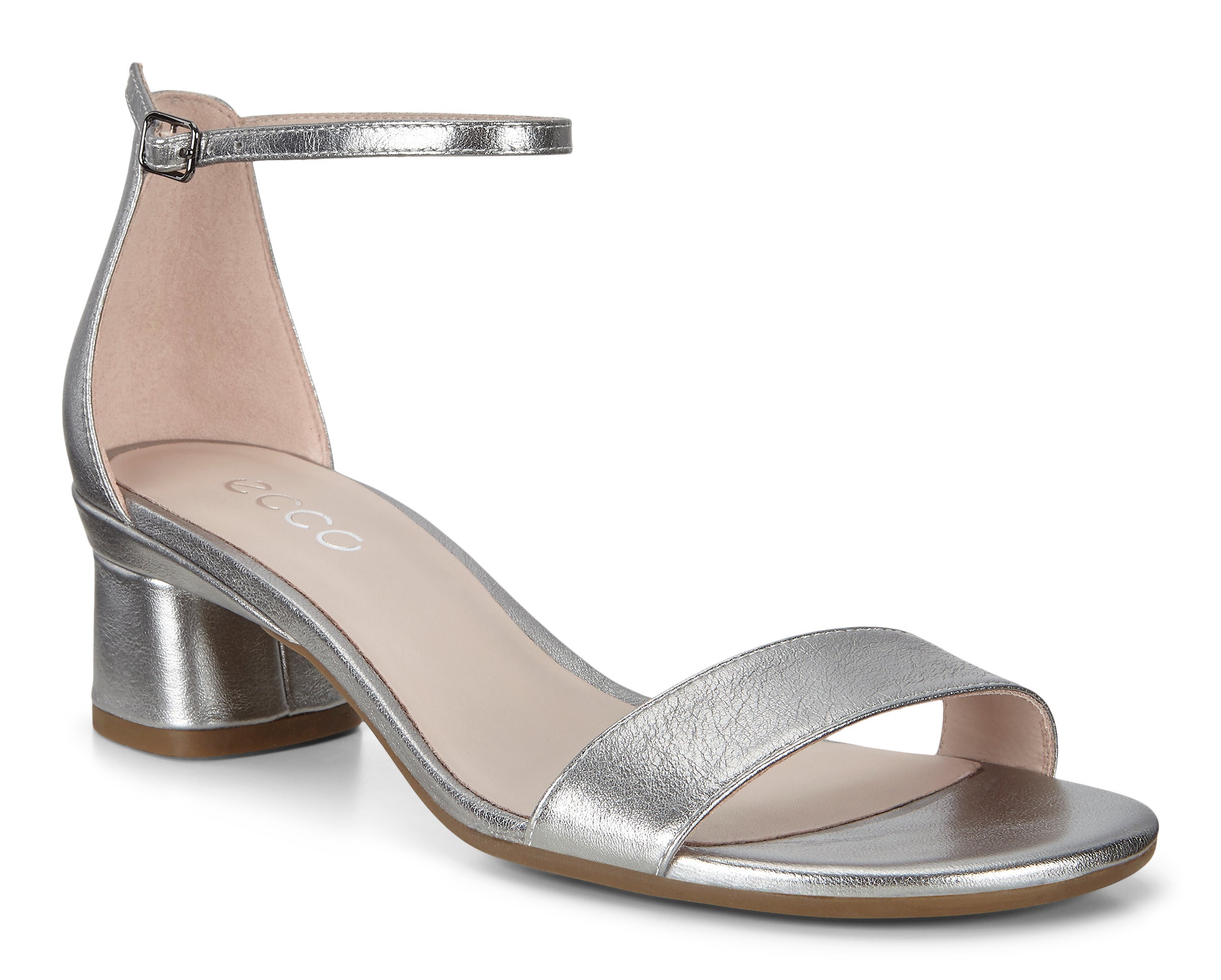Elegant Ecco Elevate 45 Sandal i Sølv - Begrænset Tilbud!