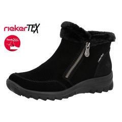 Vandtæt vinterstøvle fra Rieker - L7188-00, Sort tilbud!