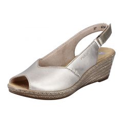 Rieker Damesandal 42 0740 i Guld – Fantastisk Tilbud!
