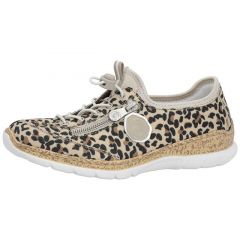 Rieker Sneakers med Memory Foam - Leopard Design