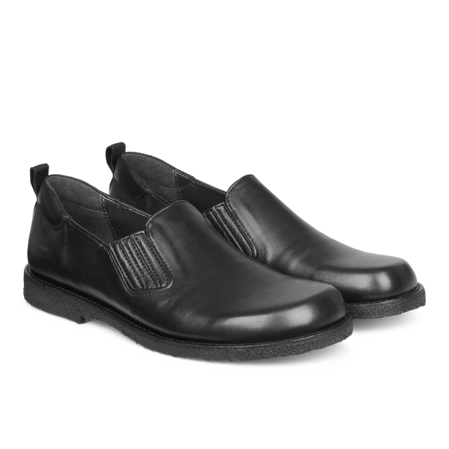 Angulus Loafers med Elastik – Elegant Dame Sko i Sort