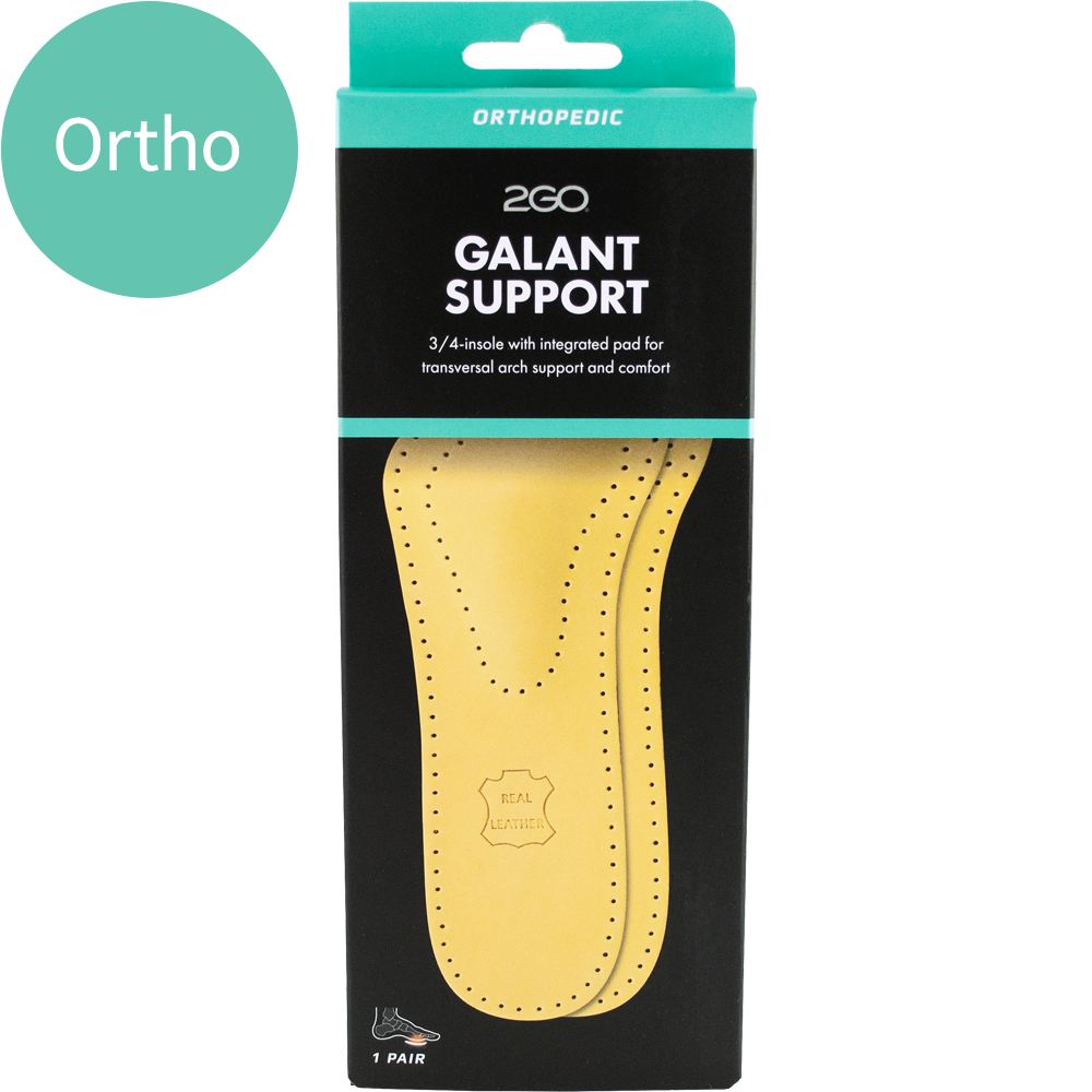 2go Galant Support Indlægssåler – Komfort og Støtte til Fødderne